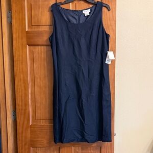 Classic Navy Sleeveless Sheath Dress brand new size 14